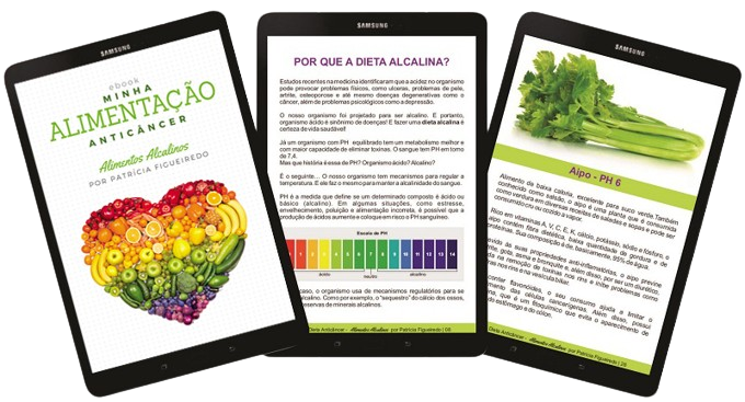E-book Alimentos Alcalinos - Minha Alimentação Anticâncer